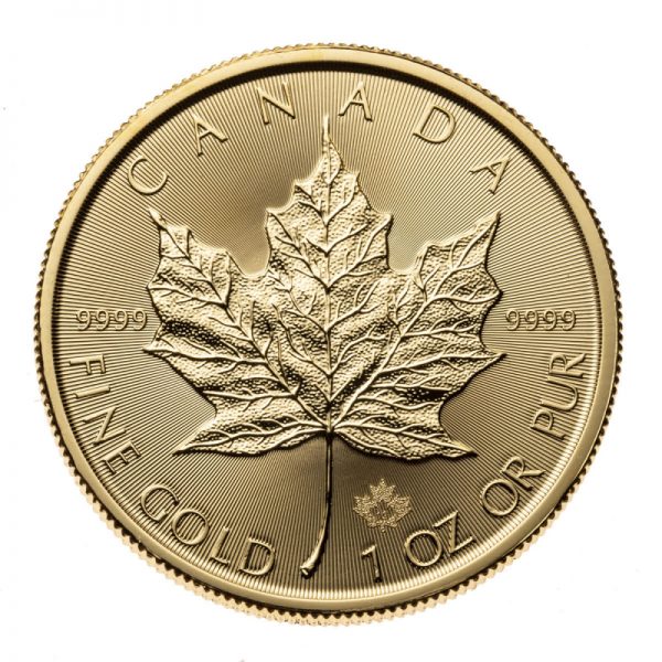1 oz Canadian Maple Leaf Gold Coin .9999