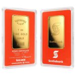 1 oz Scotiabank- Valcambi Suisse Gold Bar