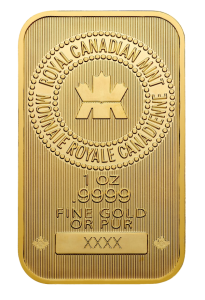 1 oz Royal Canadian Mint Gold Bar