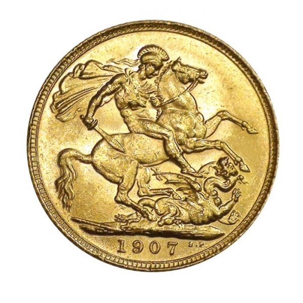 8 Gram Gold British Sovereign Random Year Coin