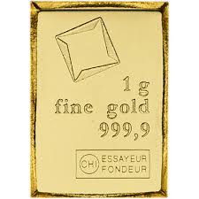 1 gram Valcambi Gold Bar .9999