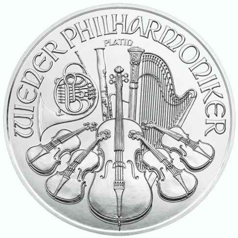 1 OZ Austrian Philharmonic Platinum Coin