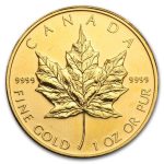1oz Canadian Maple Leaf coin Random Year